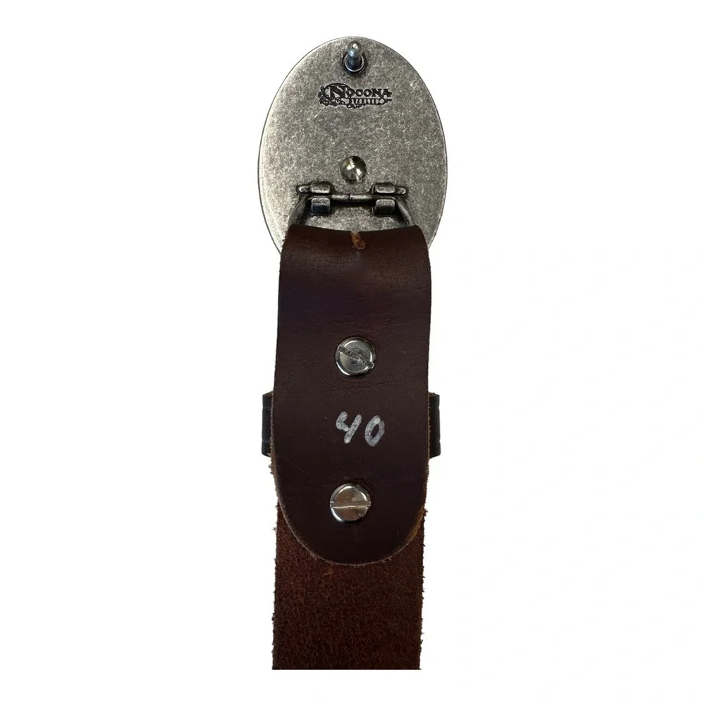 Nocona Deer Hunting Buckle Western Belt